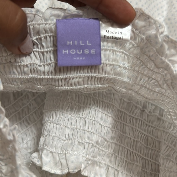 HILL HOUSE The Caroline Nap Dress White | Nightgown size S - Picture 7 of 9